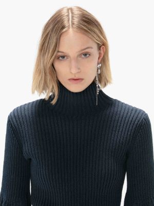 BELL SLEEVE UNDERPINNING in blue | JW Anderson