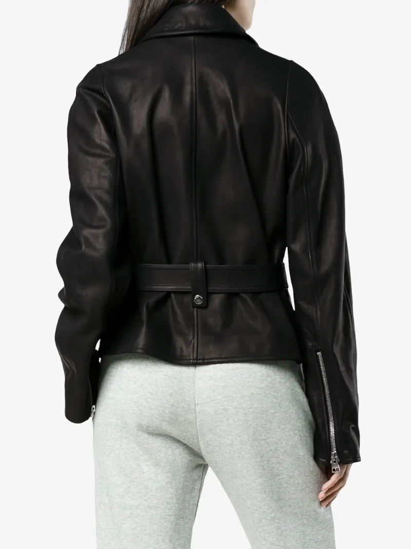 Jw Anderson Belted Leather Jacket Jackets Browns Jw Anderson Belted Leather Jacket