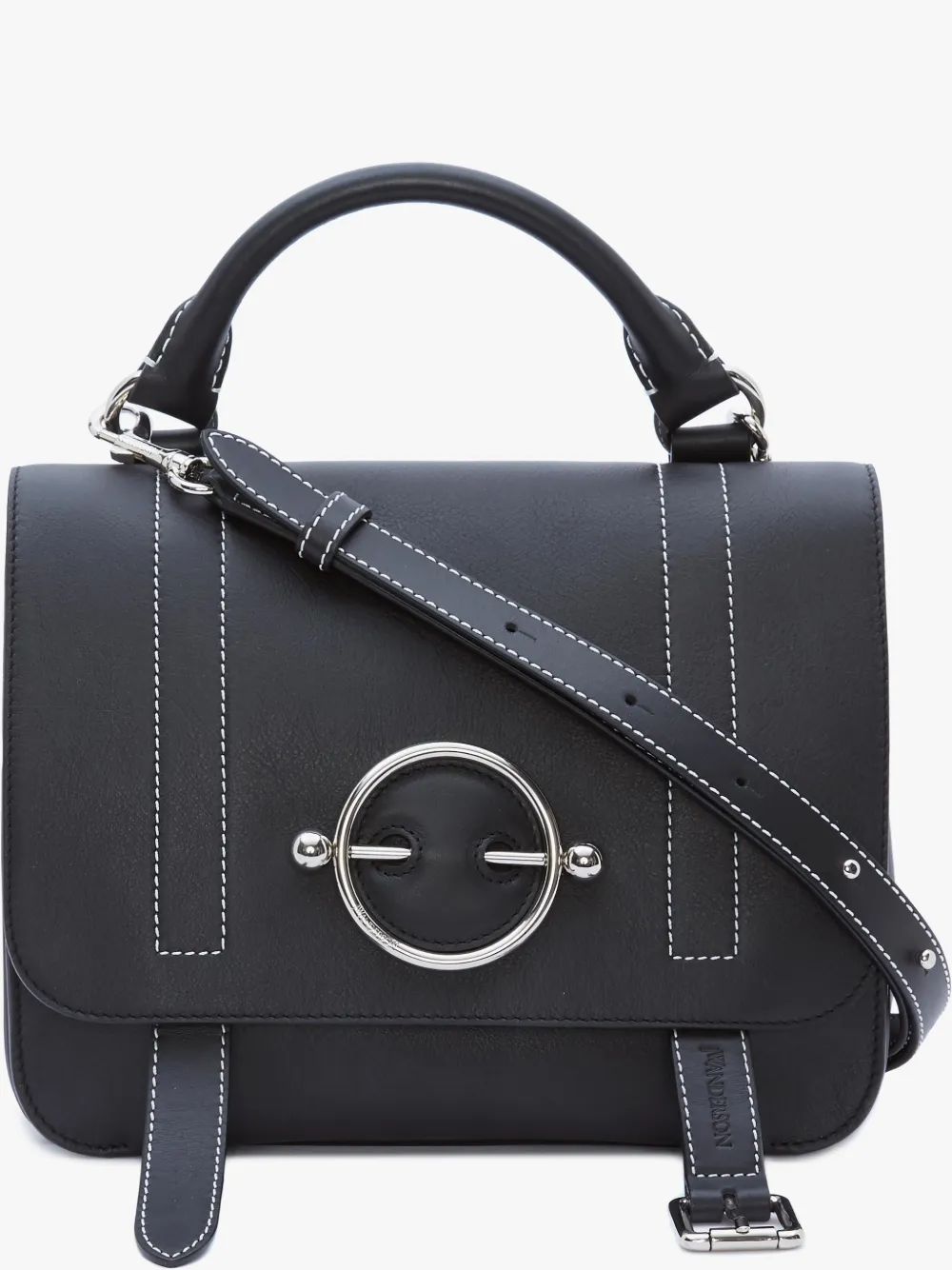 black Disc satchel in black JW Anderson US