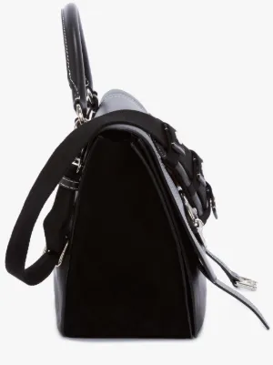Black Large Disc Satchel in black | JW Anderson US Black Large Disc Satchel in black | JW Anderson US