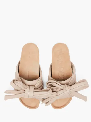 BOW FLAT SANDALS in neutrals JW Anderson US