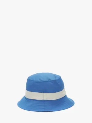 BUCKET HAT WITH LOGO in blue | JW Anderson SA