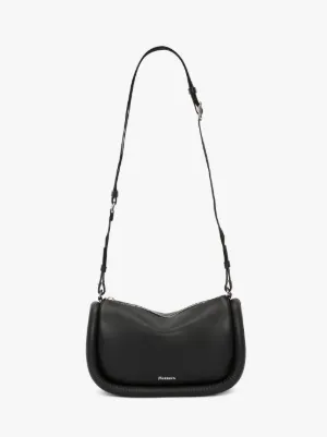 BUMPER-17 LEATHER MESSENGER CROSSBODY BAG in black | JW Anderson GR