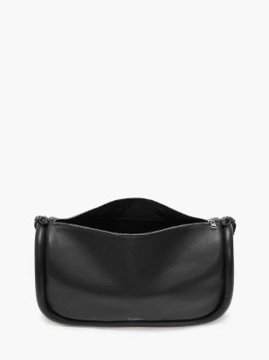 BUMPER 36 LEATHER SHOULDER BAG WITH ADDITIONAL WEBBING STRAP in