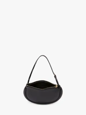 BUMPER MOON LEATHER SHOULDER BAG in black JW Anderson