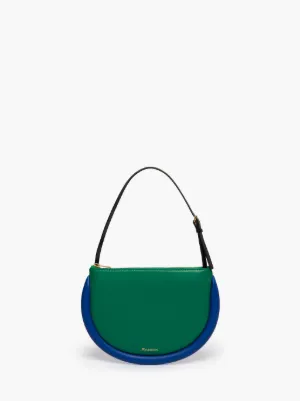 BUMPER-MOON LEATHER SHOULDER BAG in green | JW Anderson