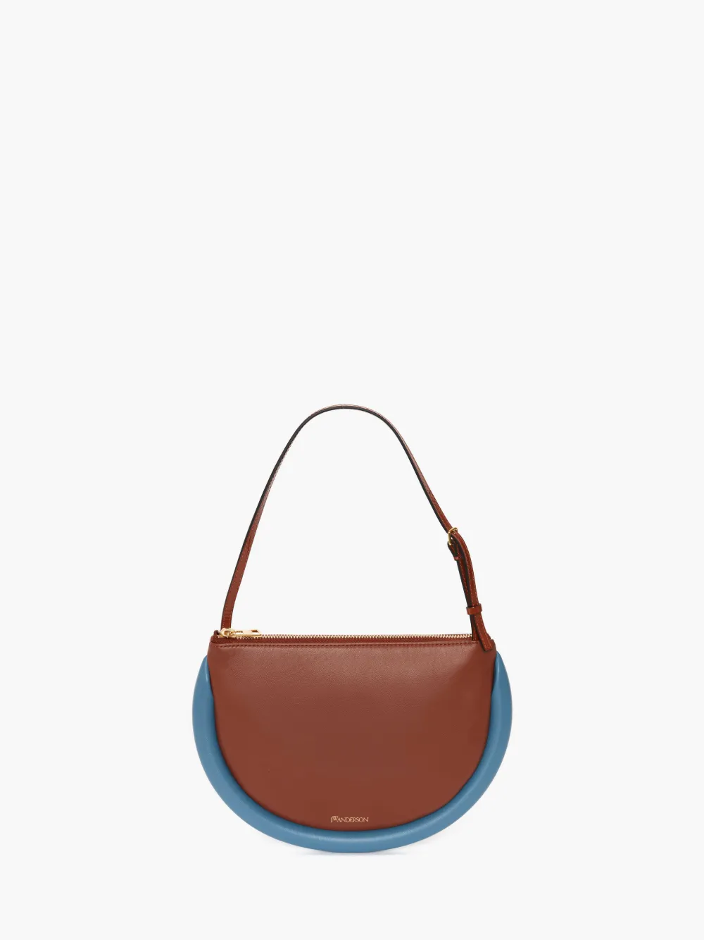 BUMPER-MOON LEATHER SHOULDER BAG in brown | JW Anderson GB 