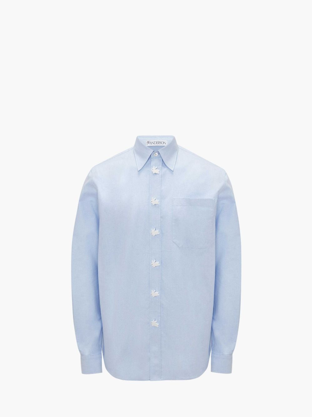 BUNNY BUTTON SHIRT in blue | JW Anderson
