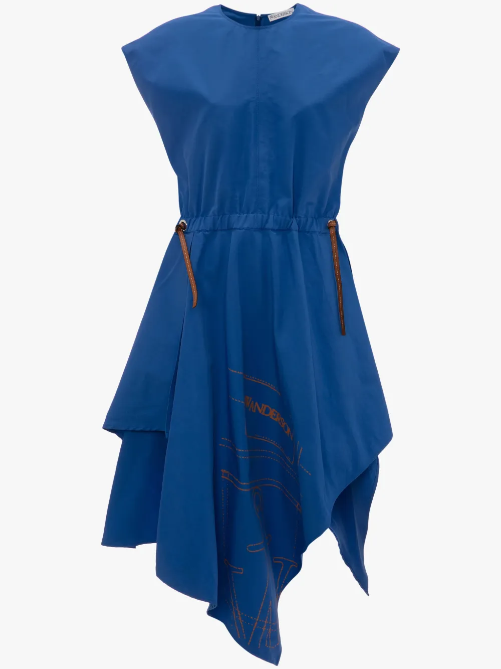 Cap sleeve hotsell blue dress