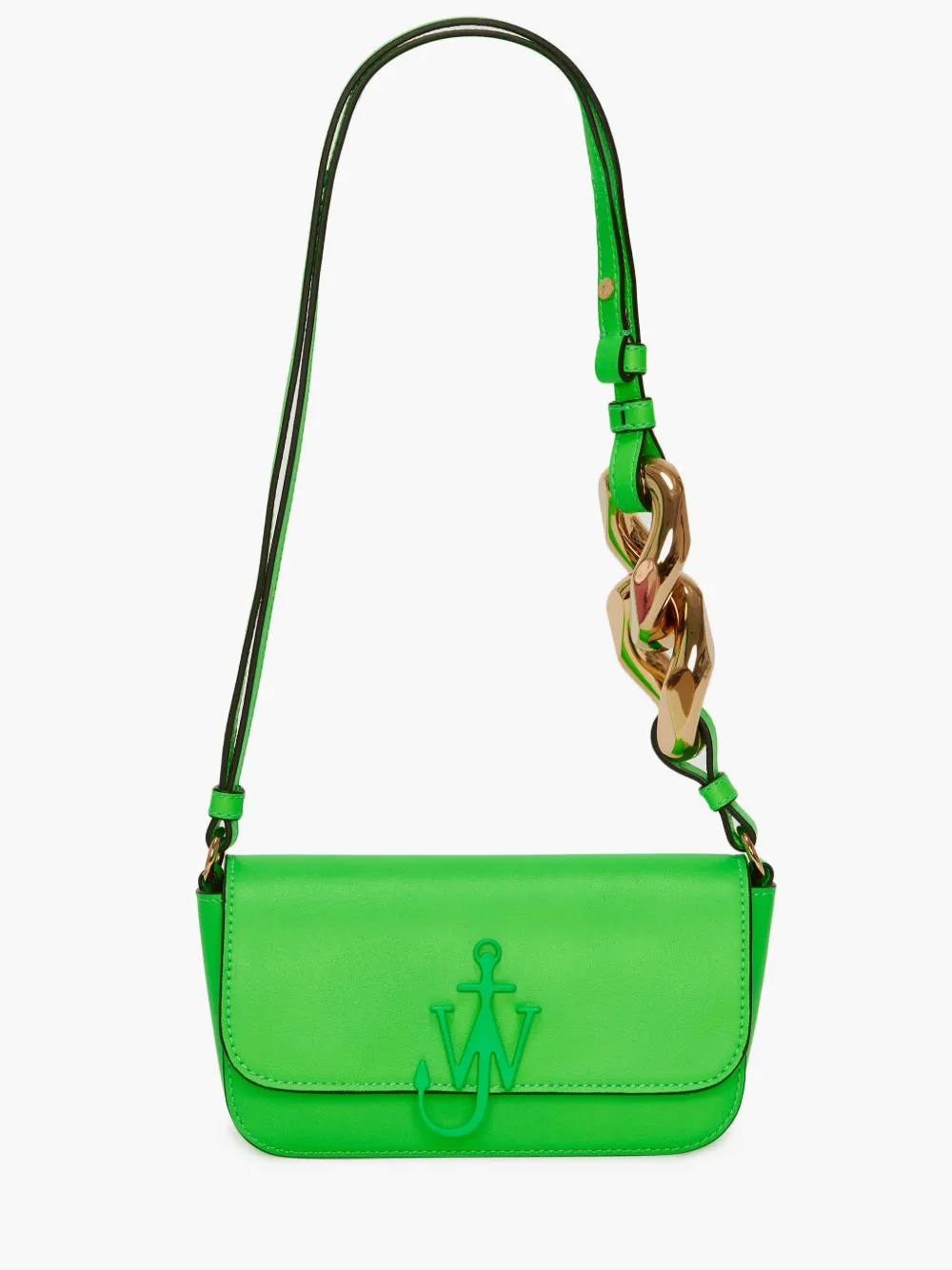 green chain bag