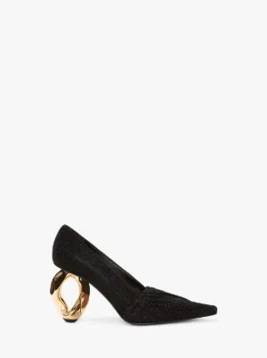 CHAIN HEEL PUMPS in black | JW Anderson AT CHAIN HEEL PUMPS in black | JW Anderson AT