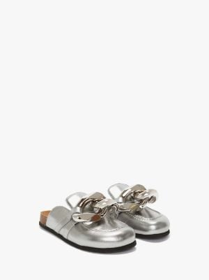 Silver on sale loafer mules