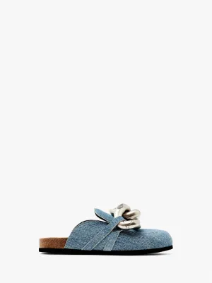 Blue suede mules on sale