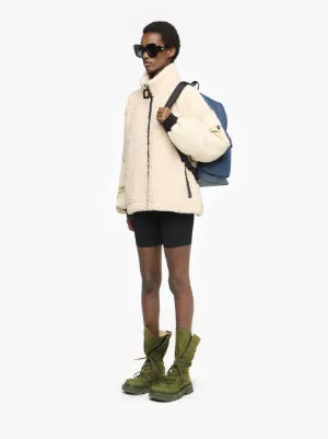 COLOUR BLOCK FLEECE TRACK TOP in neutrals | JW Anderson TH COLOUR BLOCK FLEECE TRACK TOP in neutrals | JW Anderson TH