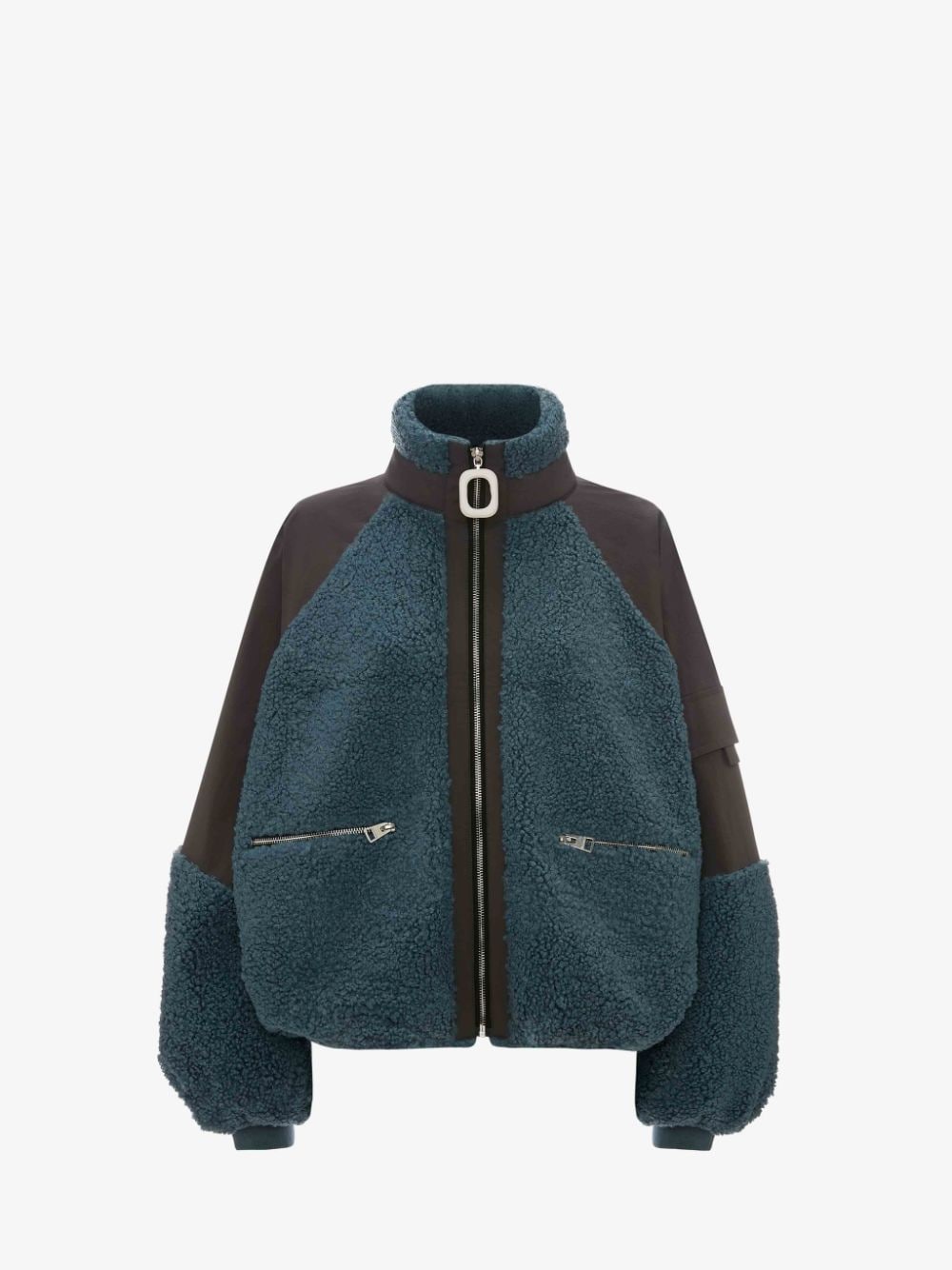 COLOUR BLOCK TRACK TOP JACKET in blue | JW Anderson