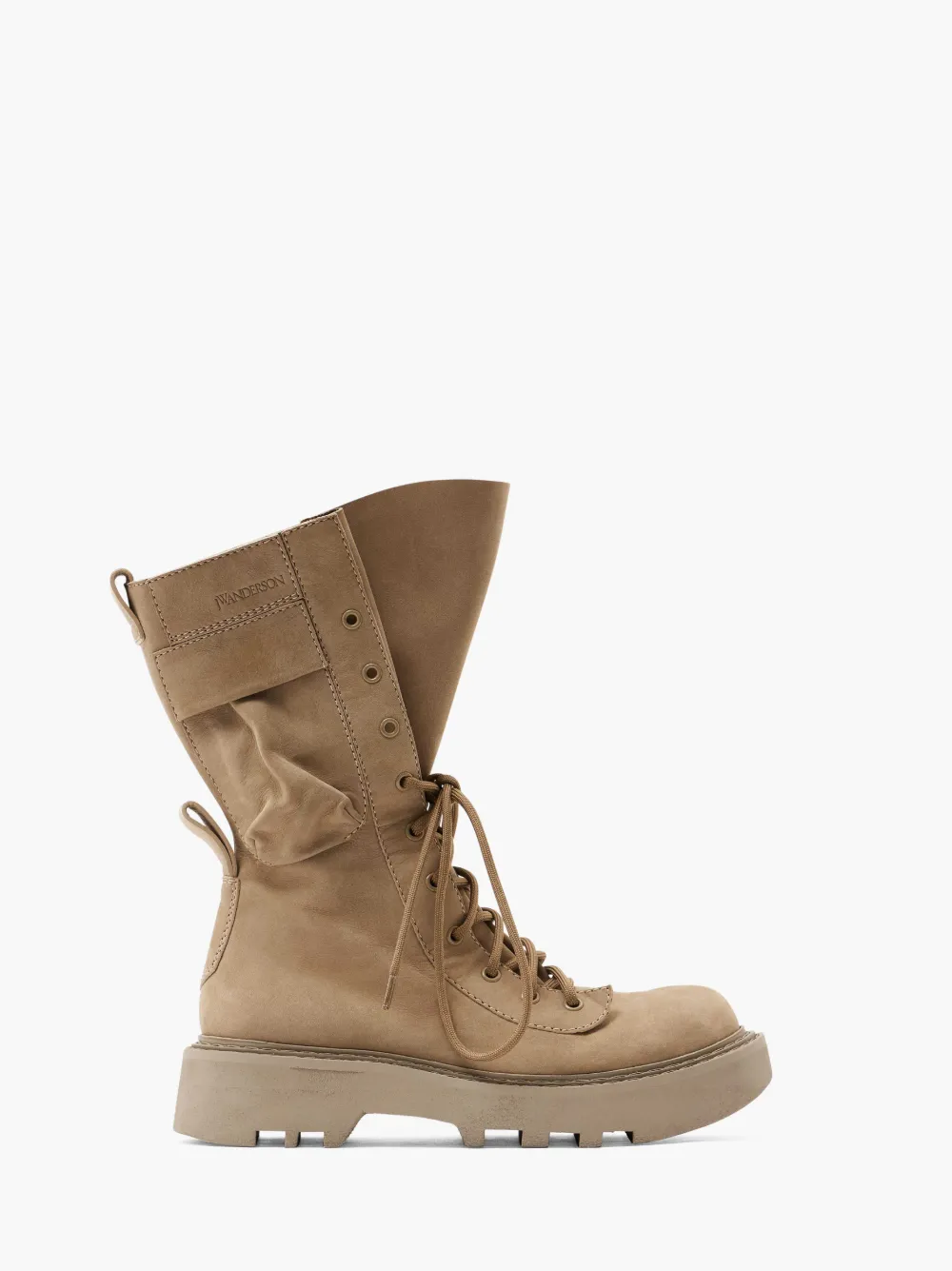 COMBAT LEATHER BOOTS in brown JW Anderson US