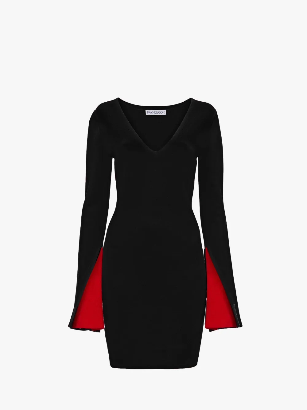 Black contrast dress hotsell