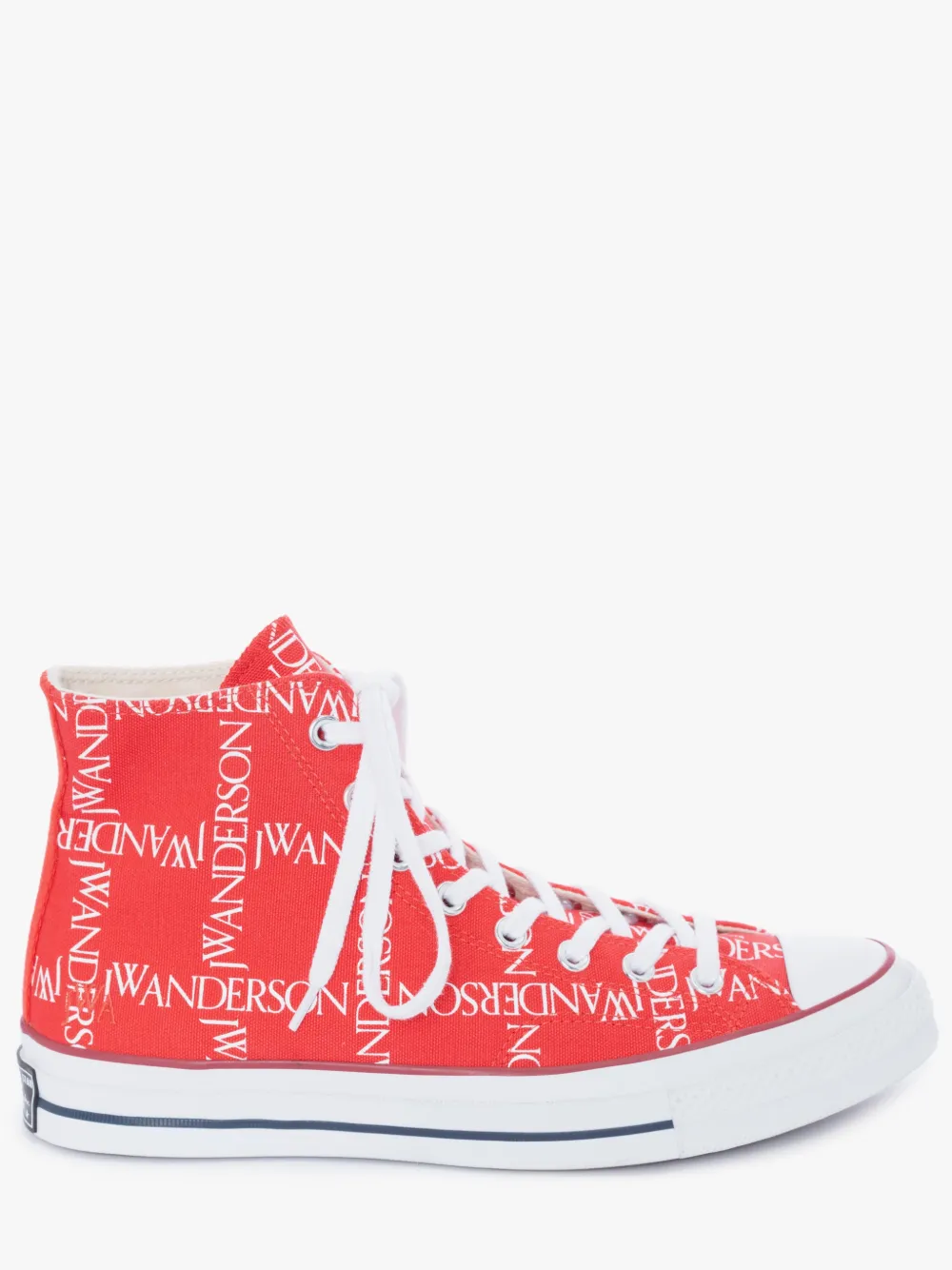 Converse Chuck Taylor colore rosso con logo in rosso JW Anderson IT