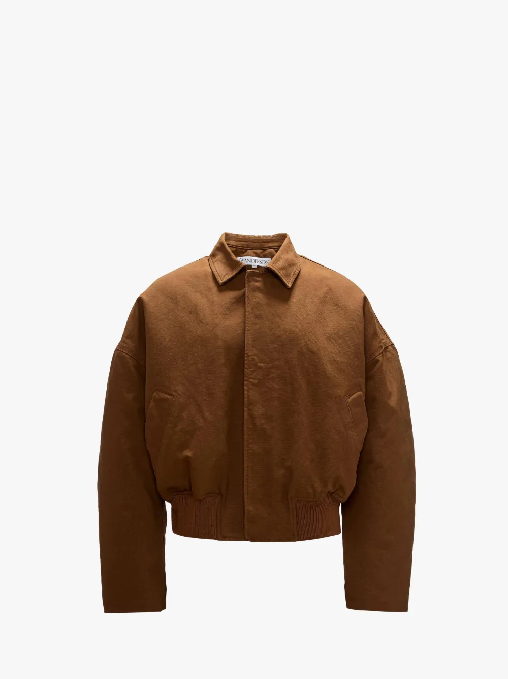 COTTON CANVAS BLOUSON in brown JW Anderson MX