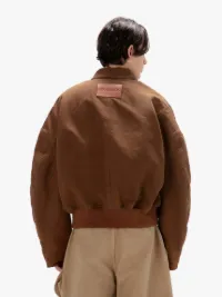 COTTON CANVAS BLOUSON in brown | JW Anderson DE