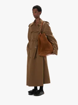 COTTON DRILL TRENCH COAT in brown JW Anderson US