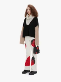 CROPPED FUNNEL NECK ZIP JUMPER in neutrals | JW Anderson US