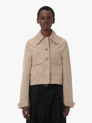 Cropped workwear jacket fashion