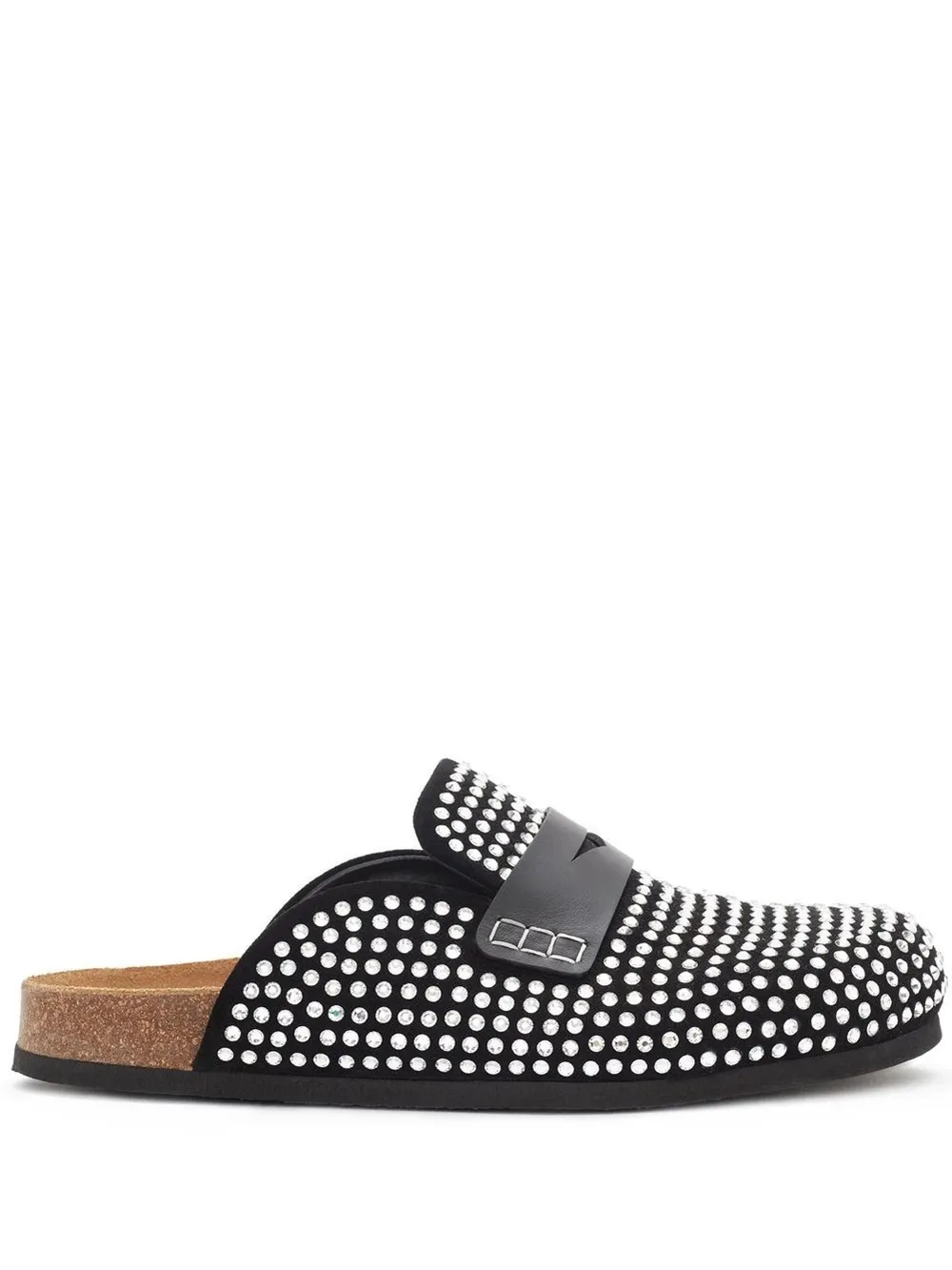 crystal-embellished slip-on mules | JW Anderson | Eraldo.com FR