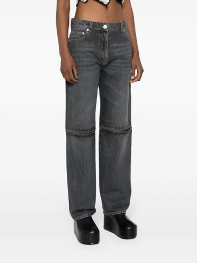 Cut off hot sale bootcut jeans