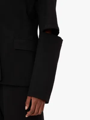 CUTOUT SLEEVE BLAZER in black JW Anderson ES