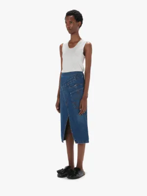 DENIM MIDI SKIRT in blue JW Anderson GR