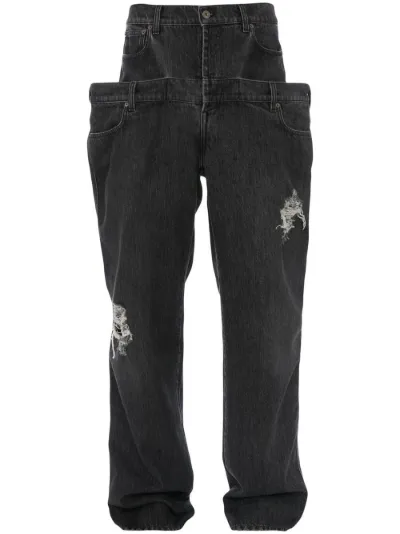 JW Anderson Double-Waistband denim jeans | Eraldo.com DK