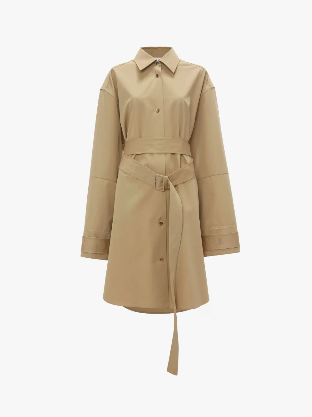 DOUBLE WRAP TRENCH DRESS in neutrals JW Anderson GB