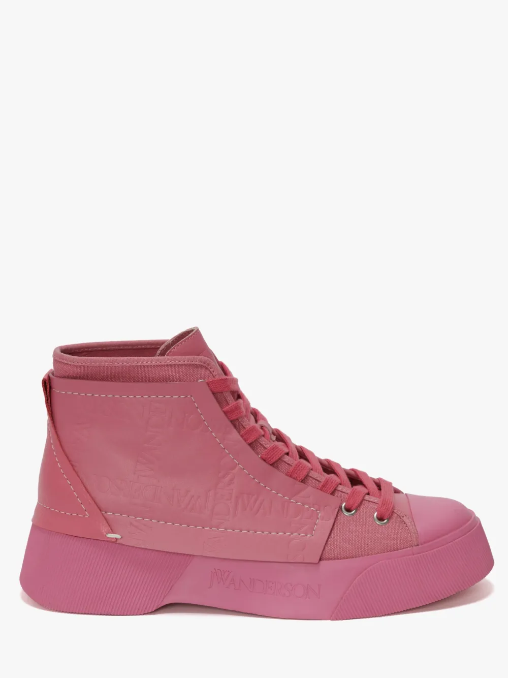 embossed high top sneakers in pink JW Anderson GB