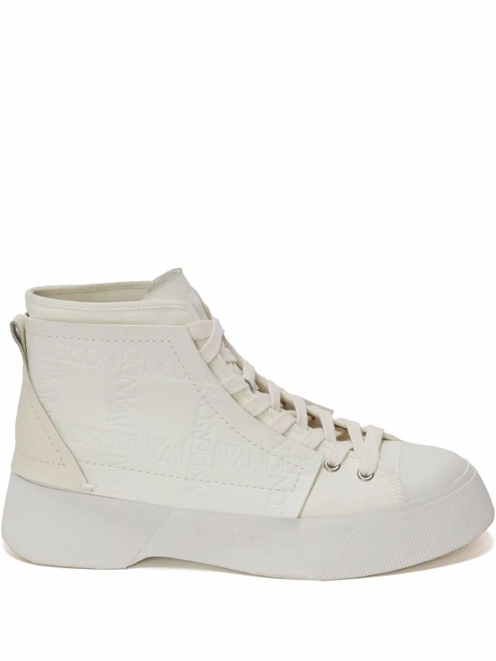 embossed high-top sneakers | JW 