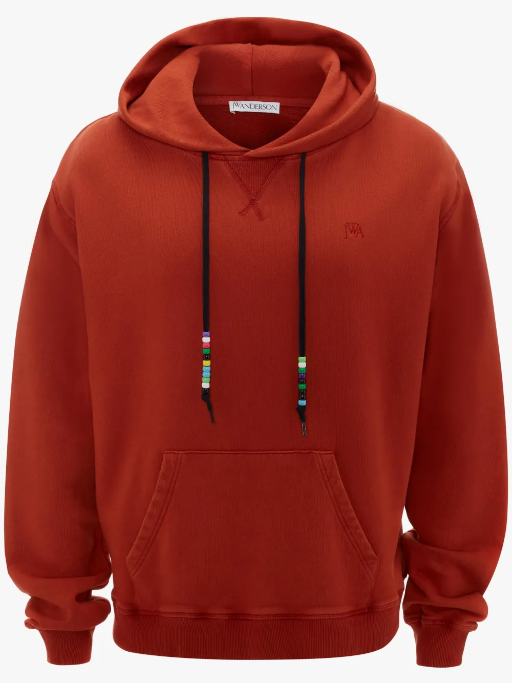 felpa con cappuccio rossa