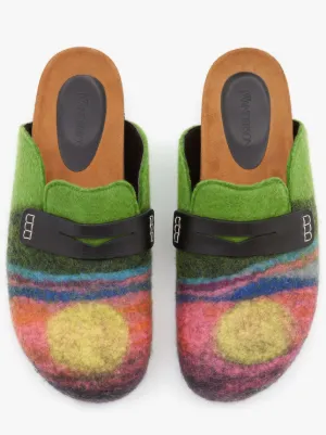 FELT LOAFER MULES in pink JW Anderson GR