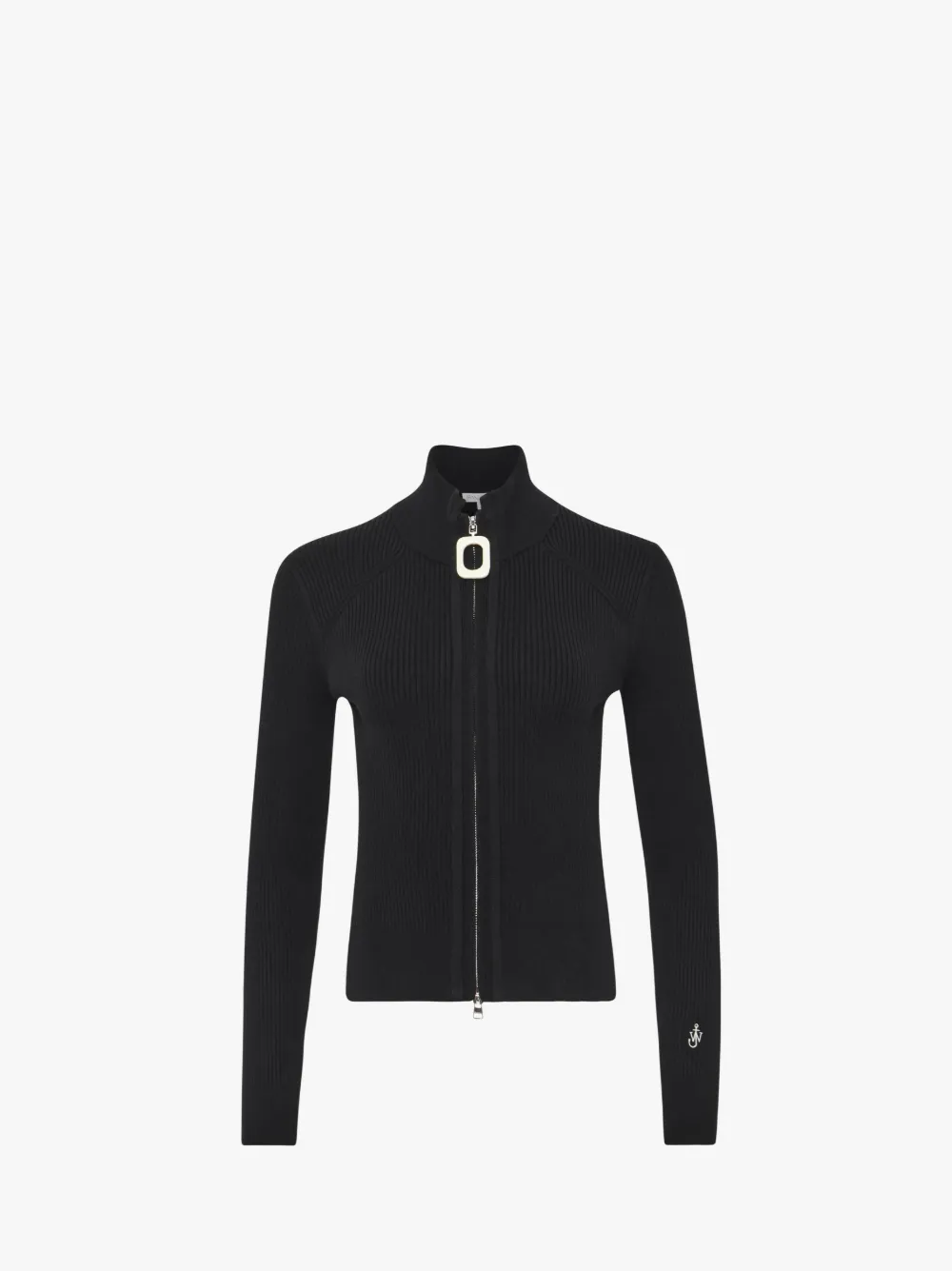 Black zip up cardigan women's on sale