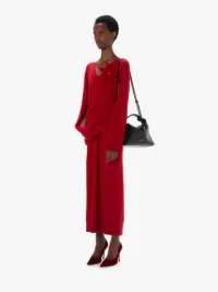 FRONT DRAPE DRESS in red | JW Anderson GB 