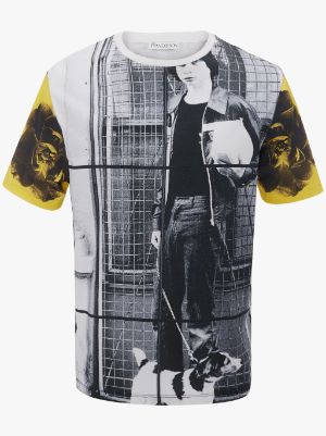 Gilbert & George Dog Tシャツ in ホワイト | JW Anderson