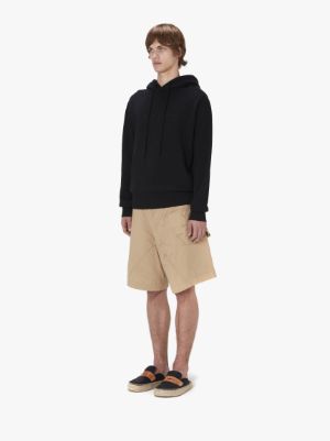 HOODIE WITH LOGO EMBROIDERY in black | JW Anderson CH