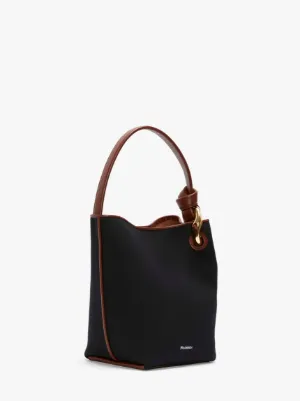 JWA CORNER BUCKET CANVAS TOP HANDLE BAG in blue JW Anderson GB