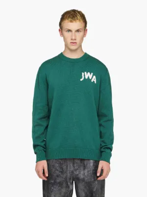 JWA CREW NECK SWEATER in green | JW Anderson US