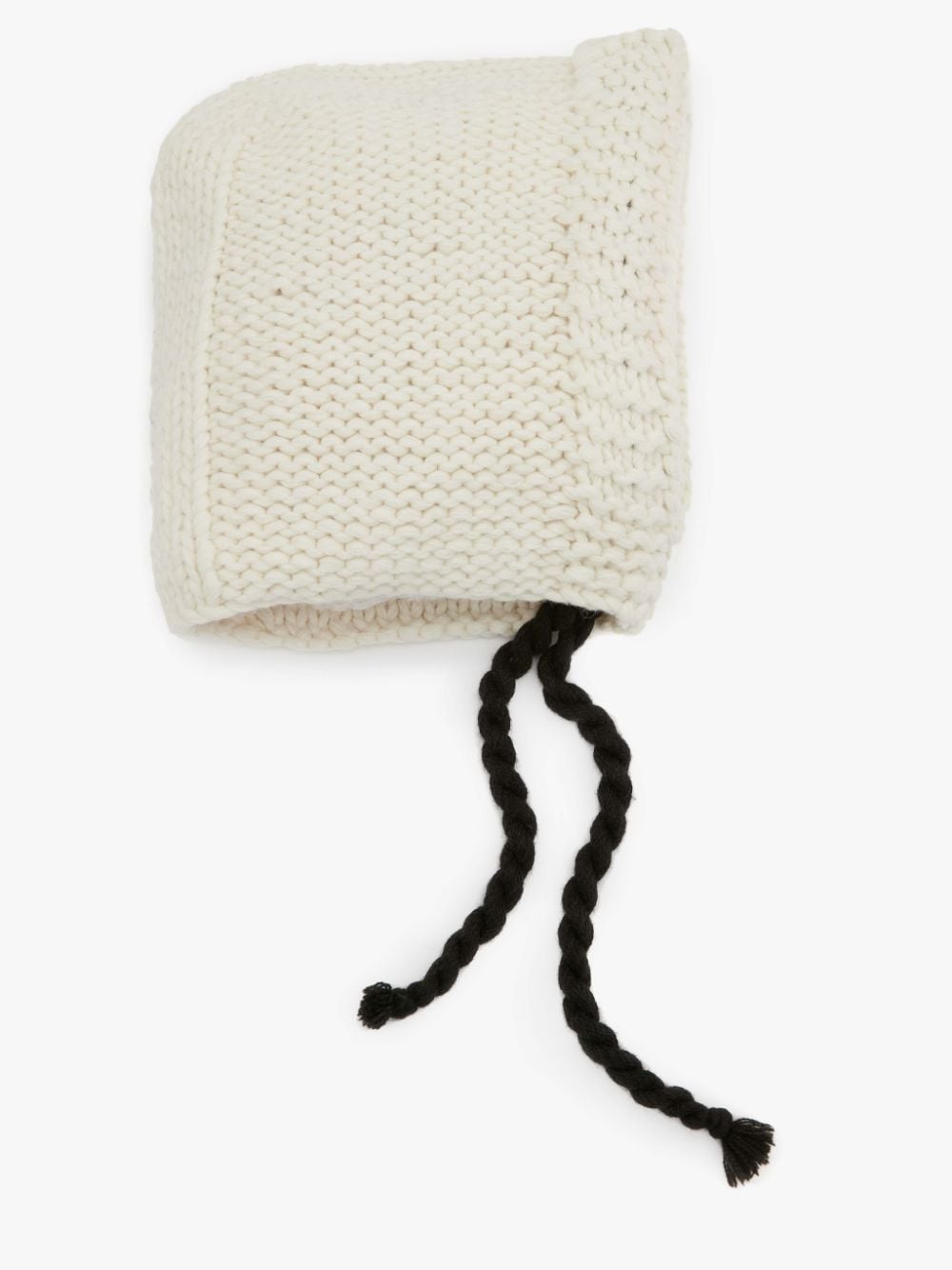 KNITTED HOOD in white JW Anderson