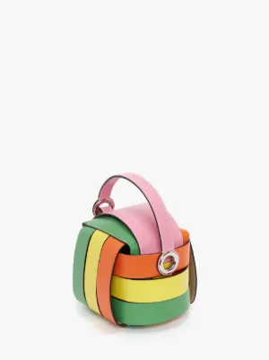 KNOT BAG - LEATHER TOP HANDLE BAG in pink | JW Anderson GB