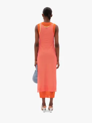 LAYERED TANK DRESS in orange JW Anderson GB