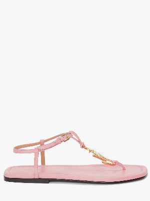 Light pink hot sale flat sandals