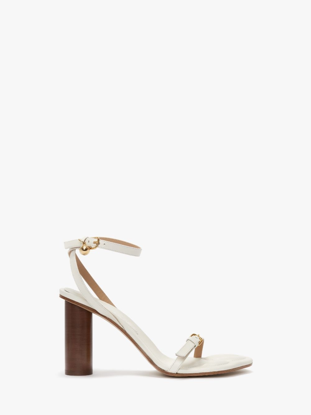 LEATHER PAW HEELED SANDALS in neutrals | JW Anderson US