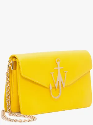 logo shoulder bag in yellow JW Anderson US