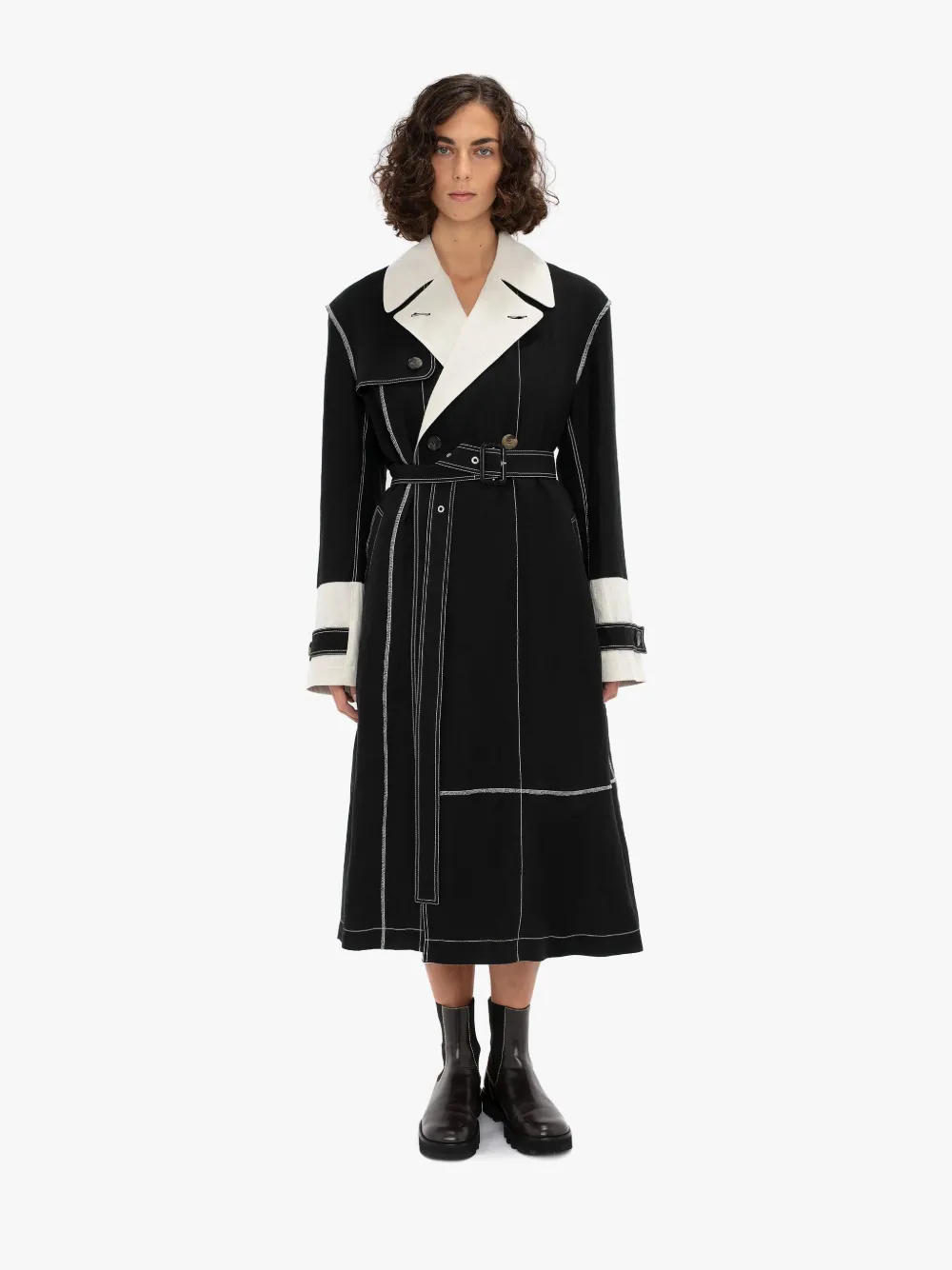 MADE IN BRITAIN TRENCH COAT in black JW Anderson CH